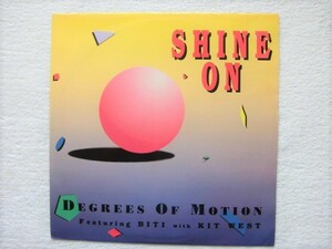 Degrees Of Motion Featuring Biti with Kit West / Shine On / Richie Jones / Terry Farley & Pete Heller / 1992 / UK12インチ