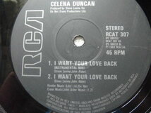 Celena Duncan / I Want Your Love Back (Scratch Mix)7:00 / Producer Steve Levine / 1983 / モダンソウル / ナイス Boogie！！_画像2