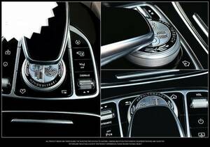 新製品　AMG アップル　ブラック　コマンドコントローラー　エンブレム　ラージサイズ　W205,W213 ,W222 C63 E63