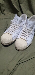 adidas スーパースター　SUPERSTAR US13 白　ホワイト　シンプル　オールドスクール