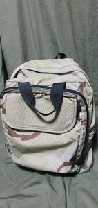 USA製　Savannah Luggage Works　BEAMS バックパック　デザートカモ　ミリタリー　アメリカ製　サバナラゲッジワークス