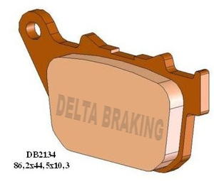 (19)　DELTA（デルタ） ブレーキパッド ハーレー 883XL/1200/XL C/1200XR リア 1セット（２枚組）