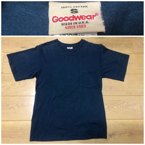 GOODWEAR S ポケットTシャツ ポケT Pocket Tee アメリカ製 made in USA 半袖Tシャツ