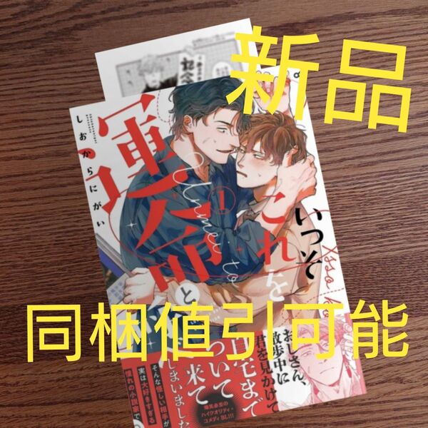 新品☆いっそこれを運命と呼べ 1/しおからにがい/BL 漫画/特典付☆