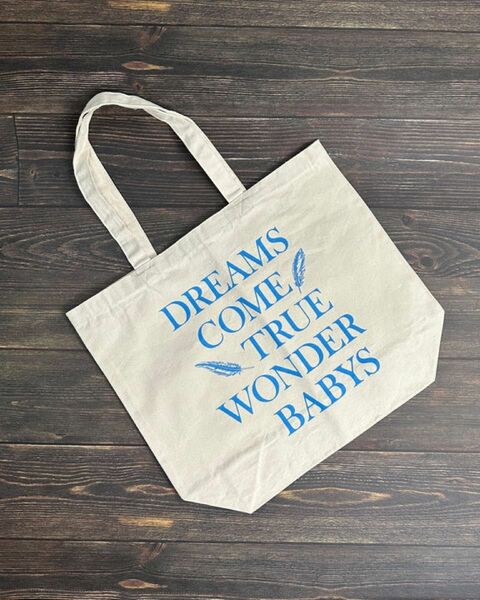 DWL2023×KEITA MARUYAMA TOTE BAG (WHITE×SAXE BLUE) トートバック