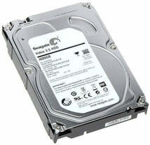 【中古パーツ】3.5 SATA 4TB 1台 正常 seagate ST4000VM000 使用時間65536H ■HDD3237_画像1