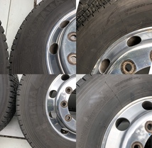 アルミホイール トレーラー用 バスダンプ 22.5ⅹ8.25 165 ヨコハマ295/80R22.5 153/150J ダンロップ 11R22.5 16PR 22.5×7.50 162 10穴 6本_画像5