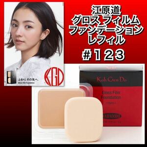 江原道◆グロス フィルム ファンデーション レフィル (パウダータイプ/ SPF30 PA+++)◆♯１２３　新品箱未開封