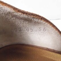 美品 フォクシー ハイフラットパンプス キャメル 36.0(約23.5cm) スエードレザー レディース AU1677C_画像8