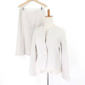  unused Untitled suit beige jacket 3(L) skirt 2(M) no color skirt lady's AM3808A51