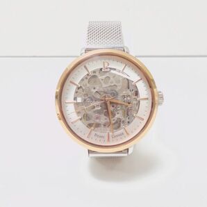 美品 ピエール ラニエ 312B625 腕時計 ステンレススチール/クリスタルガラス 機械式 レディース AY3309W2の画像2