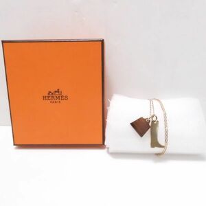 美品 HERMES エルメス アミュレット マロキニエ PM ネックレス アクセサリー レディース AY4090W2