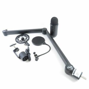 美品 ロジクール Blue YETI A00132 マイク・ショックマウント・マイクアーム 配信 ストリーマー HY349C