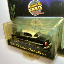 JADA 1/64 Street LOW '53 Chevy BelAir シェビー ベルエア ローライダー ゴールド Dayton デイトン 難あり_画像4