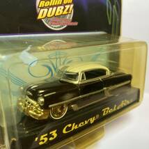 JADA 1/64 Street LOW '53 Chevy BelAir シェビー ベルエア ローライダー ゴールド Dayton デイトン 難あり_画像3