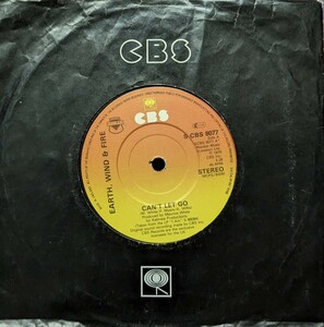 ☆EARTH,WIND&FIRE/CAN'T LET GO1979'UK CBS 7INCH