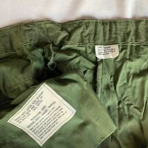 60s U.S.ARMY JUNGLE FATIGUE TROUSERS 3rd DEAD STOCK USARMY ジャングルファティーグ カーゴパンツ ノンリップ デッドストック 送料無料 _画像4