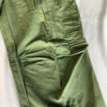 60s U.S.ARMY JUNGLE FATIGUE TROUSERS 3rd DEAD STOCK USARMY ジャングルファティーグ カーゴパンツ ノンリップ デッドストック 送料無料 _画像8