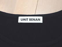 UMIT BENAN ウミットベナン 14SSオーバーサイズ7分袖ニットXS紺 Italy製_画像3
