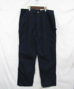 新品 未使用 ビックサイズ W38 L34 carhartt ダック地 ワーク ペインター パンツ ネイビー カーハート メキシコ製 古着 ビンテージ 3S2911