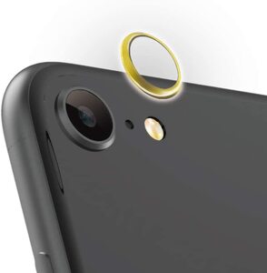 トリニティ カメラレンズ保護フレーム ゴールドTR-IP204-LB-GD iPhone SE（第2世代）4.7インチ ［Lens Bumper］