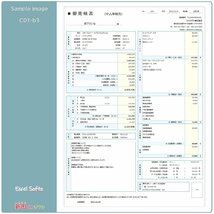 C01‐b3 自動車注文書作成ファイル 車両販売書類 車両売買 Excel エクセル 縦型 新田くんソフト_画像9