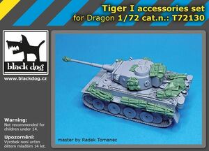 ブラックドッグ T72130 1/72 タイガー I アクセサリーセット （ドラゴン用）