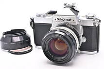 IN3-1720 Nikon ニコン Nikomat FTN NIKKOR-S.C 50mm f/1.4 一眼レフフィルムカメラ マニュアルフォーカス_画像1
