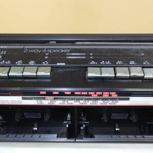 シャープ SHARP ラジカセ QT-Y1 昭和レトロ カセット テープ ラジオ 通電確認のみ # 1442W23の画像6