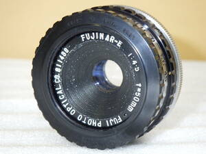 FUJINAR-E 1:4.5 / f＝50ｍｍ カメラレンズ マニュアルフォーカス サイズ：約 直径4.5×高さ2.5ｃｍ /60 動作確認済み#TT00342