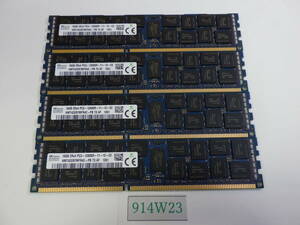 サーバーSupermicro SUPER MICRO取外 SKhynix KOREA 16GB 2Rx4 PC3-12800R-11-12 HMT42GR7MFR4C-PB 16GB x4枚=合計64GB 動作品保証#914W23