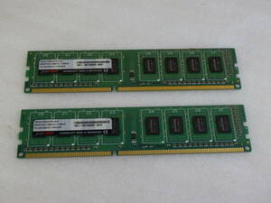 メモリ デスクトップパソコン用 panram 1.5V DDR3-1600 PC3-12800 4GBx2枚 合計8GB 動作確認済み#TC00366