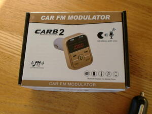 ♪CARB 2 CAR FM MODULATOR　FMトランスミッター　オーディオレシーバー♪