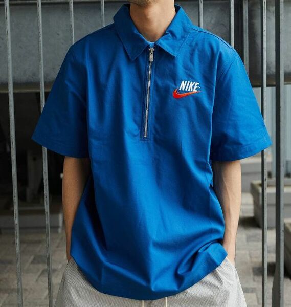 新品♪NIKE≪ナイキ≫♪メンズ♪TREND OVERSHIRT / ナイキ トレンド オーバーシャツ♪ブルー♪XＬサイズ♪