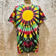 ラスタカラー タイダイ Tシャツ 検索: 古着 Rasta Reggae レゲエ Hippie ヒッピー TieDye_画像1