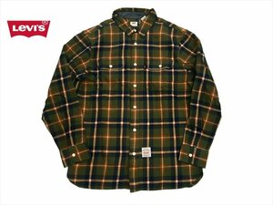 Леви из рабочей одежды Levi's Workwear Рубашка с длинным рукавом классическая проверка рубашка Green Mandarin Red Men's A57720002 M New