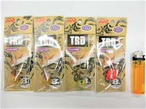 新品 TRD一つテンヤ8号 4個セット ケイムラ