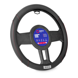 SPARCO スパルコ ステアリングカバー SPC1113BK-J Mサイズ ブラック ハンドルカバー