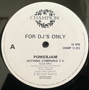 プロモ盤 Princeの名曲Nothing Compares 2 U カヴァー Powerjam 12inch盤その他にもプロモーション盤 レア盤 人気レコード 多数出品。