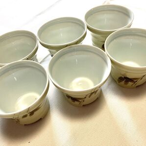 茶碗蒸し食器 和柄 竹 レトロ