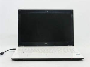 中古　NEC　PC-GN254FSG9　CORE7世代i5　　15型 ノートパソコン　通電します　起動しません　詳細不明　　ジャンク扱い 　