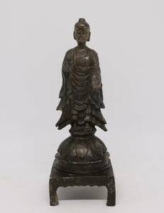 【T227】中国美術 古玩 古銅 如来像 仏像 仏教美術