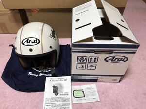 美品　Arai アライ CLASSIC MOD クラシックMOD Cafe Racerカフェレーサー ジェットヘルメット 57・58cm Mサイズ　山城