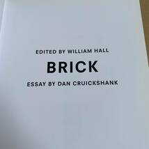 洋書　ブリック BRICK William Hall ウィリアム・ホール　建築　写真集_画像3