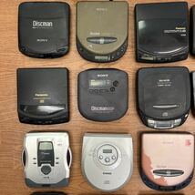 CD69 CDウォークマン 35台 まとめて Sony Discman Kenwood Panasonic Casio など 未チェック ポータブルCDプレーヤー 大量セット_画像4