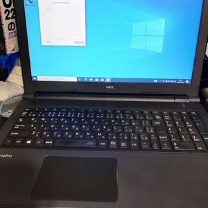 windows10認証済み NEC VersaPro VKL23E-3 Core i3 7020U 8GB DVDマルチ ノートパソコン 動作確認済み SSD換装