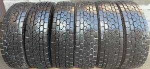 ■未使用に近い 245/70R19.5 136/134J 6本セット ブリヂストンM800 ミックスパターン (1FK033-2)