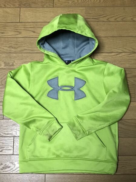 UNDER ARMOUR KID’S HOODIE size-YSM(着丈48身幅45) 中古 送料無料 NCNR