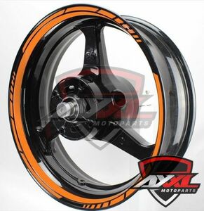 AxxL STD4-F 27色 リムステッカー KTM SUPER DUKE 990 690 390 250 200 125 RC8 1190 RC390 RC250 RC125 デューク ホイール