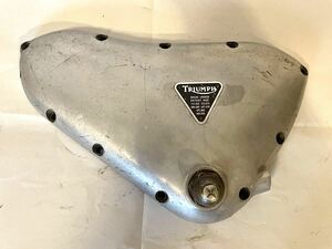 TRIUMPH トライアンフ タイミングカバー USED品 オイルシール仕様 オイルプレッシャー付き BSA Norton Velocette AJS Matchless